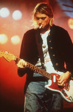 Zerbrechlich und kraftvoll zugleich: Kurt Cobain verkörperte für viele den Rockstar schlechthin. (Bild: Keystone)