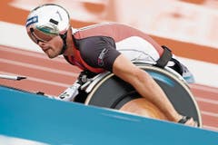 Marcel Hug, Pfyn, dreifacher WM-Goldmedaillengewinner. (Bild: VALENTIN FLAURAUD (KEYSTONE))