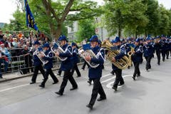Impressionen vom Eidgenössischen Blasmusikfest St. Gallen (Bild: Ralph Ribi)