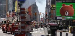 Vehicle strikes pedestrians in Times Square (Bild: Keystone)