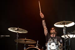 Der Schlagzeuger der Band Danko Jones. (Bild: Luca Linder)