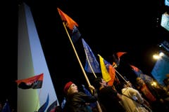 In Argentinien versammelten sich ebenfalls viele Menschen. (Bild: Keystone)