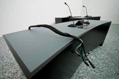 Die Räume des Bundesverwaltungsgerichts sind technisch bestens ausgerüstet. (Bild: Keystone)