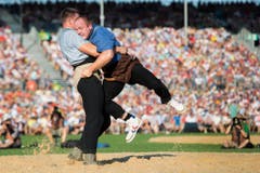 SCHWINGEN, SCHWINGFEST, EIDGENOESSISCHES SCHWING- UND AELPLERFEST ESTAVAYER 2016, ESAF, FETE FEDERALE DE LUTTE ET DES JEUX ALPESTRES, FESTA FEDERALE DEI LOTTATORI E DEGLI ALPIGIANI, (Bild: Keystone)