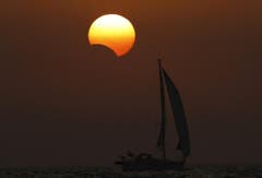 Solar Eclipse in Galicia (Bild: Keystone)