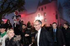 SUISSE RECEPTION GUY PARMELIN (Bild: Keystone)