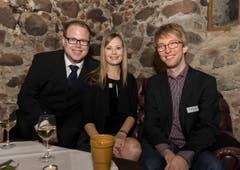 Von links nach rechts: Stefan Roth, Petra Roth, Raphael Jost. (Bild: Andrea Stalder)