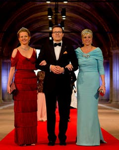 Prinzessin Mabel, Ehefrau von Beatrix' Sohn Friso, Prinz Constantijn, jüngster Sohn von Königin Beatrix und seine Ehefrau Prinzessin Laurentien. (Bild: Keystone)