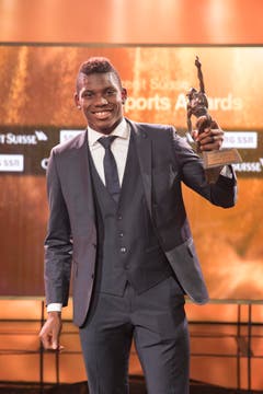 Im Cup ausgeschieden, bei den Sports Awards erfolgreich: Breel Embolo, Fussballer beim FC Basel, ist Newcomer des Jahres. (Bild: Keystone)
