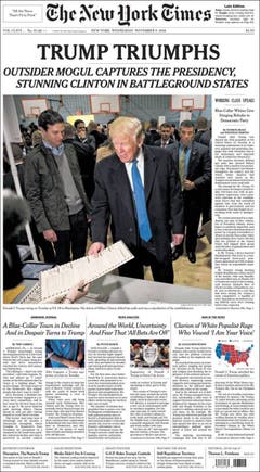 Die amerikanische Zeitung "The New York Times". (Bild: Printscreen)
