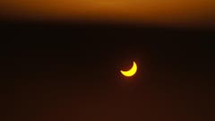 Partielle Sonnenfinsternis (aufgenommen in Oberhelfenschwil). (Bild: Marcel Brunner/Leser)
