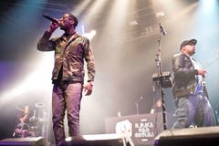 Der dritte Act des Donnerstagabends waren die Hiphopper von Burana Som Sistema. (Bild: Luca Linder)