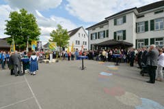 Wigoltingen bereitete seiner Frau Gemeindeammann Sonja Wiesmann einen warmherzigen Empfang. (Bild: Reto Martin)