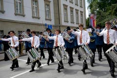 Impressionen vom Eidgenössischen Blasmusikfest St. Gallen (Bild: Ralph Ribi)