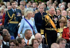 Der britische Prinz Charles mit seiner Ehefrau Camilla. (Bild: Keystone)