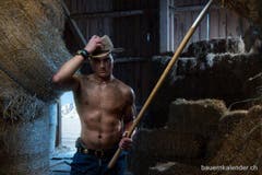 Nico Deflorin aus dem Kanton Graubünden. (Bild: www.bauernkalender.ch)