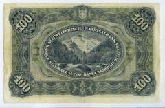 ...und das Jungfraumassiv auf der Rückseite. (Bild: Archiv der SNB)