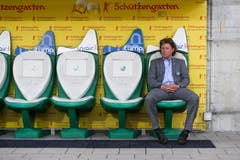 Ein nachdenklicher Jeff Saibene. (Bild: Michel Canonica)