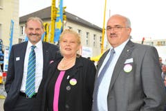 Max Vögeli, Sonja Wiesmann und Ruedi Zbinden. (Bild: MARIO TESTA)