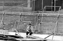 Spuren des Todesdramas im Hillsborough-Stadion von Sheffield. (Bild: Keystone)