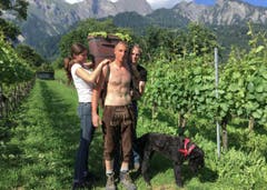 Martin Vetter aus Luzern in Lederhosen. (Bild: pd)