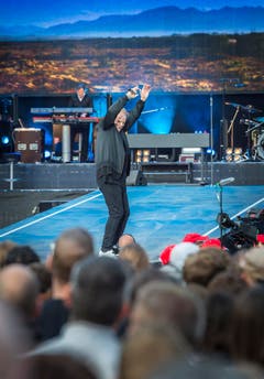 Herbert Grönemeyer gibt ein Konzert in der AFG Arena. (Bild: Andrea Stalder)