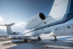 Altenrhein - Flughafen Flugplatz Altenrhein Hohes Verkehrsaufkommen wegen WEF in Davos Zusätzlich ca. 330 Flugzeuge Privatjets (Bild: Ralph Ribi)