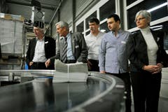 Andruck der neuen Thurgauer Zeitung im Druckzentrum der Tagblatt AG in Winkeln. (Bild: Reto Martin)