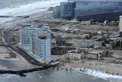 Die Küstenfront von Atlantic City nach dem Sturm Sandy. (Bild: Keystone)