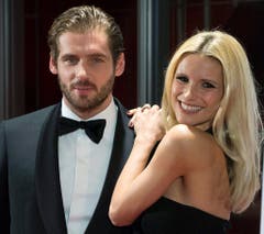 Michelle Hunziker und ihr Mann Tomaso Trussardi. (Bild: Keystone)