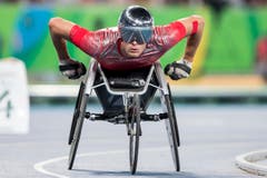 Seine insgesamt 4. Paralympics-Teilnahme brachte Hug in diesem Jahr nicht nur eine Goldmedaille über 800 Meter,... (Bild: ALEXANDRA WEY (KEYSTONE))