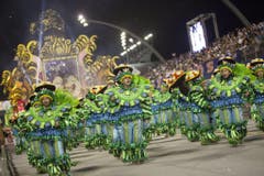 Carnival parade in Sao Paulo (Bild: Keystone)