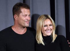 Helene Fischer mit Schauspieler Til Schweiger. (Bild: Keystone)