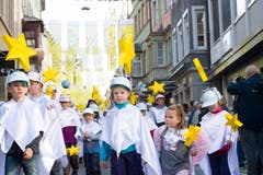 St. Gallen - Umzug Olma Olmaumzug durch die Stadt (Bild: Ralph Ribi)