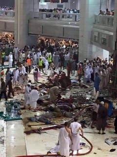 Mideast Saudi Crane Collapse (Bild: Keystone)
