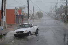 Fast leere Strassen vor dem Hurrikan in Fajardo, Puerto Rico. (Bild: Keystone)