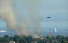 Grossbrand in Horn TG (Bild: Walter Jerg)