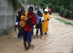 Hurricane Matthew hits Haiti (Bild: Keystone)