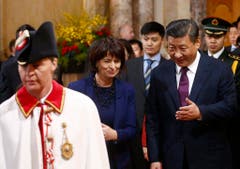 Chinese President Xi on state visit to Switzerland (Bild: Keystone)