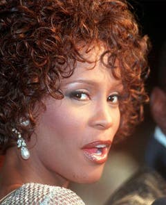 Whitney Houston, porträtiert in Los Angeles am 13. Oktober 1997. Die Sängerin steckt in den Aufnahmen zu ihrem vierten Studioalbum «My Love Is Your Love». (Bild: Keystone)