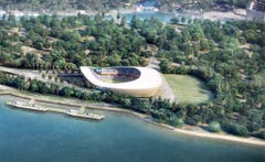 Samara (1,2 Mio. Einwohner)Stadion: Kosmos-ArenaKapazität: 44'918Kosten (Neubau): ca. 320 Mio. FrankenEröffnung: noch im Bau/geplant im April 2018Klub: Krylja Sowetow Samara (2. Liga)WM-Spiele: Gruppenphase (4), Achtelfinal (1), Viertelfinal (1) (Bild: Handout Fifa)