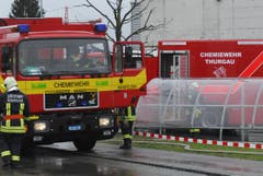 Auch die Chemiewehr Thurgau kam zum Einsatz. (Bild: Mario Testa)