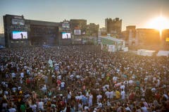Das Festivalgelände während des Konzerts von Cypress Hill. (Bild: Reto Martin)