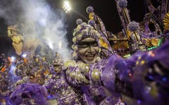 Carnival parade in Sao Paulo (Bild: Keystone)