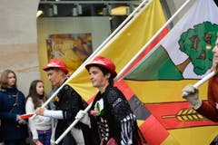 Rund 2200 Menschen haben am Umzug teilgenommen. (Bild: Ralph Ribi)
