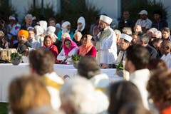 Interreligiöse Feier zum eidgenössischen Bettag, Klosterplatz, St. Gallen (Bild: Peter Käser)