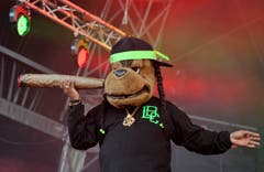 Beim Auftritt von Snoop Lion (ehemals Snoop Dogg). (Bild: Reto Martin)