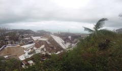 Zerstörte Häuser auf der Karibikinsel St.Thomas. (Bild: IAN BROWN (AP))