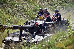 Zahlreiche Besucher kamen ans Panzertreffen nach Bürglen. (Bild: Mario Testa)