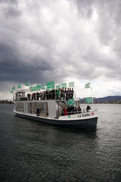 Ob die St.Galler das schlechte Wetter nach Zürich mitbrachten? (Bild: Urs Jaudas)